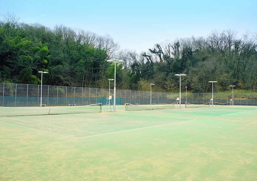 総合運動場テニスコートの写真