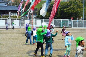 坂祝町立坂祝幼稚園の行事の写真です