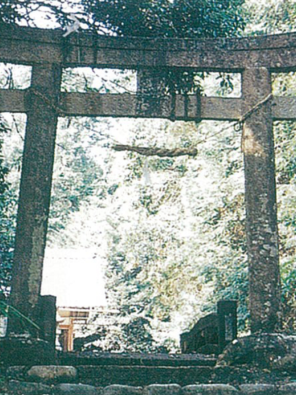 黒岩神社 一の鳥居の写真